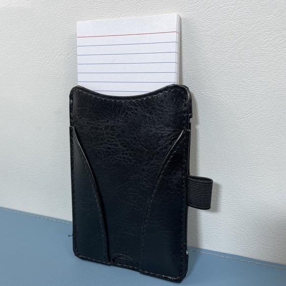 Oxford Note Card Case Holds & Includes 25 3 x 5 Ruled Cards, Black (OXF63519) - Picture 4 of 4